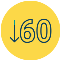 below 60 icon