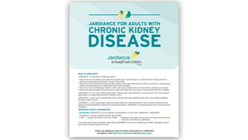 Jardiance CKD Downloadable Patient Brochure
