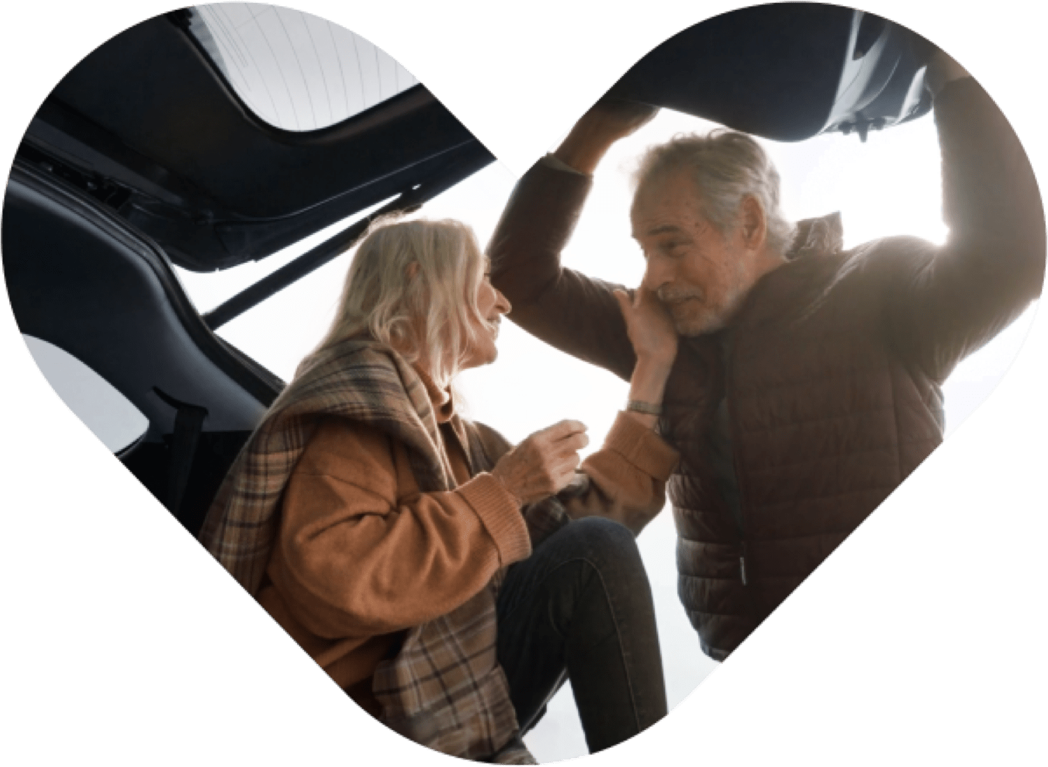 Man & Woman Happy Together